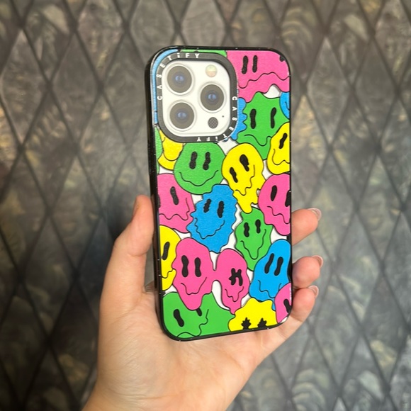 Coachella Casetify IPhone 13 Pro Smiley Stickermania - Picture 1 of 5